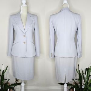 Armani Collezioni Wool Skirt Suit